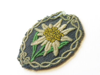 Gebirgsjäger , Edelweiss für die Feldbluse