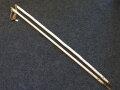 Paar geweisste Stöcke für Gebirgsjäger, um 135 cm Länge