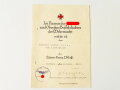 Urkundennachlass eines Infanteristen, unter anderem Anerkennungsurkunden der II. und III. Klasse für besondere Leistungen im Protektorat