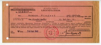 Bulgarien 2. Weltkrieg, Verleihungsurkunde für die Bulgarische Kriegserinnerungsmedaille datiert 1938. Dazu die Medaille sowie zwei weitere Dokumente