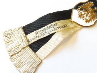 Preußen,  Landeskriegerverband Mitgliedsabzeichen mit Jubiläums Abzeichen für 25 jährige Mitgliedschaft in der Ausführung bis 1918