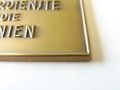 Plakette " Für Verdienste um die Kolonien " in Bronze, im Etui