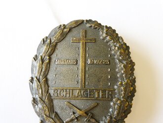 Freikorps, Schlageter Gedächtnis Bund, Schlageter Schild mit Schwertern, oval