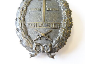 Freikorps, Schlageter Gedächtnis Bund, Schlageter Schild mit Schwertern, oval