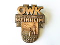 Blechabzeichen oWk Hauptversammlung Weinheim 1941