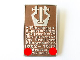 Leichtmetallabzeichen 12. Deutsches Sängerbundesfest...