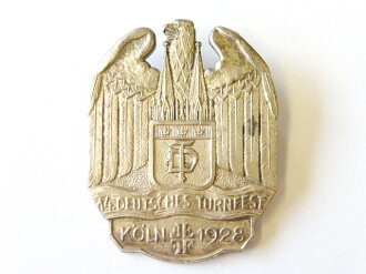 Massives Abzeichen 14. Deutsches Turnfest Köln 1928