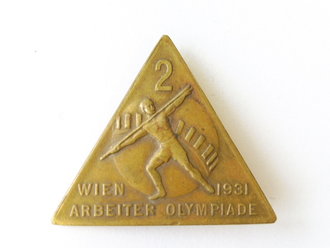 Leichtmetallabzeichen 2. Arbeiter Olympiade Wien 1931