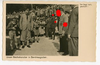 Propagandakarte " Adolf Hitler " Unser Reichskanzler in Berchtesgaden, Verlag Photo Böhm