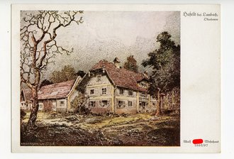 Propagandakarte Adolf Hitlers Wohnhaus 1895/97, Hafeld bei Lambach Oberdonau, Verlag Eugen Friedhuber