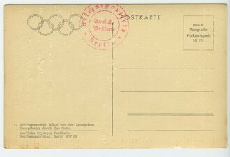 Ansichtskarte Reichssportfeld, Amtliche Olympia Postkarte, XI. Olympiade Berlin 1936