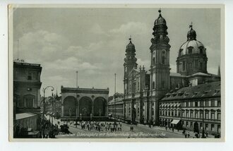 Ansichtskarte München - Odeonsplatz mit...