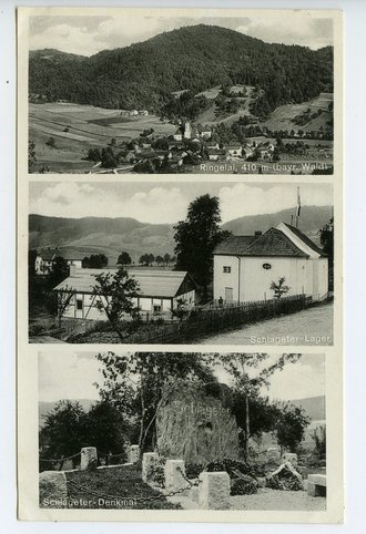 Ansichtskarte Ringela, Schlageter Lager, Schlageter-Denkmal