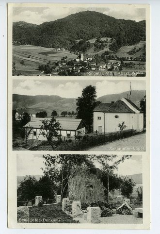 Ansichtskarte Ringelai, Schlageter Lager, Schlageter-Denkmal
