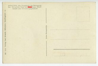 Ansichtskarte München - Die Hauptstadt der Bewegung,...