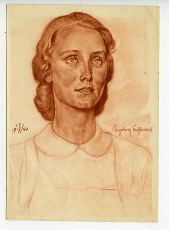 Willrichkarte Ingeborg Teuffenbach, datiert 1941