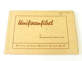 "Uniformfibel" von Geschichtmaler Knötel, Verlag Offene Worte, 55 Seiten