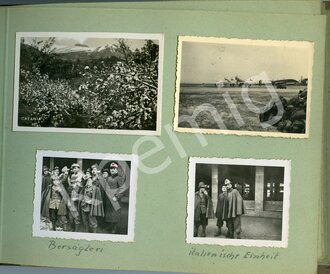 Afrikakorps, Fotoalbum eines Heeresangehörigen ab 1941. Die Fotos alle kleinformatig, eingeklebt.