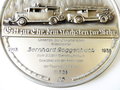 Feuerwehr Ehrenplakette zum 25jährigen Dienstjubiläum 1938, Durchmesser 20cm