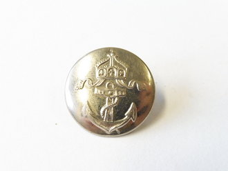 WWI:Kaiserl.Marine:Knopf,13 mm,Silbern 4 Stück 