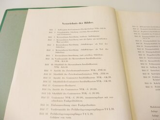 Beschreibung "Kreuzrahmen Goniometer Bordpeilanlage nach Bauvorschrift der Kriegsmarine mit Peilüberlagerungsempfänger T8L39"  63 Seiten plus Anlagen