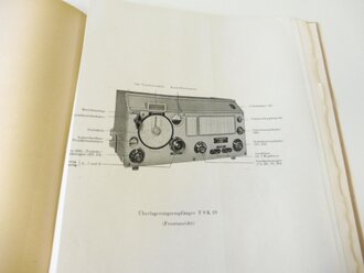 Beschreibung des Überlagerungsempfängers T 9 k 39 ( Main ) vom März 1944. Din A4, 47 Seiten plus Anlagen