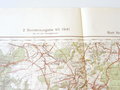Deutsche Heereskarte  Belgien datiert 1941 " Bouillon"