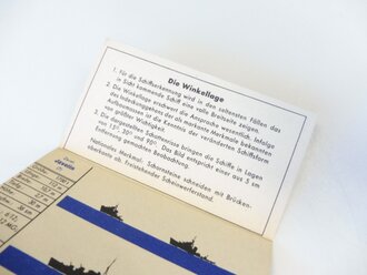 Fronttafel Kriegsschiff Erkennung England, Zerstörer und Geleitzerstörer vom April 1944