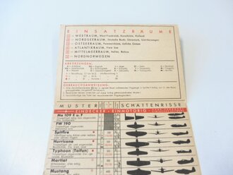 FED Raumtafel für die Kriegsmarine vom Februar 1944