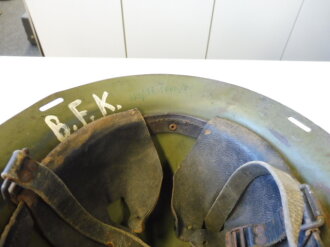 Niederlande Stahlhelm M16, Origianallack, leider innen unschlau beschriftet