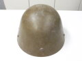 Tschechoslowakei Stahlhelm M32/34, originallack, datiert 19346, ungereinigtes Stück, innen unschlau beschriftet