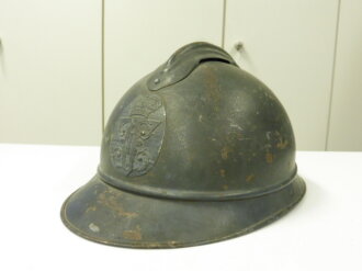 Rumänien, Stahlhelm M15, Originallack, innen leider...