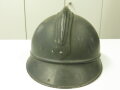 Rumänien, Stahlhelm M15, Originallack, innen leider unschlau beschriftet