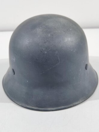 Leichtmetallhelm Deutsch 2. Weltkrieg, blauer Originallack