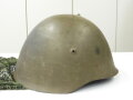 Portugal, Stahlhelm wohl 60iger Jahre, mit Tarnschleier,  Originallack