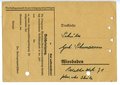 Reichsluftschutzbund Ortsgruppe Wiesbaden Main-Taunus, Einberufung zur Ausbildung im Luftschutz, datiert 1942