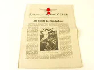 Soldatenzeitung des LG XII/XIII, Nummer 42, Wiesbaden, 22. Oktober 1941, 16 Seiten