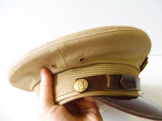 U.S. Army WWII Enlisted mens cap service, khaki.