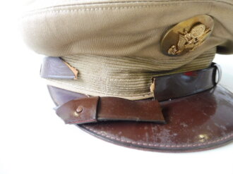 U.S. Army WWII Enlisted mens cap service, khaki.