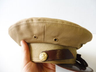 U.S. Army WWII Enlisted mens cap service, khaki.