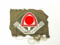 Reichsarbeitsdienst, Schiffchenabzeichen für Mannschaften, abgetrenntes Stück