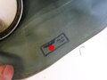 Luftschutz Volksgasmaske VM40 mit Filter in Bereitschaftsbüchse von A.G.W. Gebrauchsanweisung im Deckel