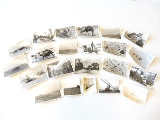 22 Fotos Afrikakorps, Maße meist 6x9 cm