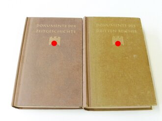 "Dokumente des Dritten Reiches" Zentralverlag der NSDAP 1. und 2. Band