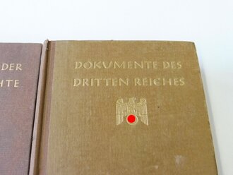 "Dokumente des Dritten Reiches" Zentralverlag der NSDAP 1. und 2. Band