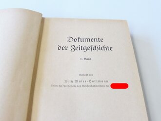 "Dokumente des Dritten Reiches" Zentralverlag der NSDAP 1. und 2. Band