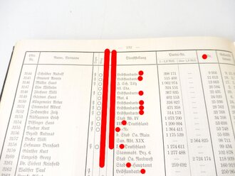 Dienstaltersliste der Schutzstaffel der NSDAP, Stand vom 1. Dezember 1936. Leicht gebraucht, guter Zustand