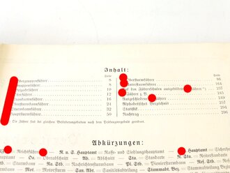 Dienstaltersliste der Schutzstaffel der NSDAP, Stand vom 1. Dezember 1936. Leicht gebraucht, guter Zustand