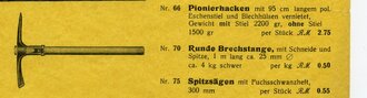 Luftschutzschaufel, Gesamtlänge 110cm, guter Zustand. RLM Markierungen auf Blatt und Stiel