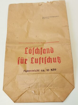 Papiertüte " Löschsand für...